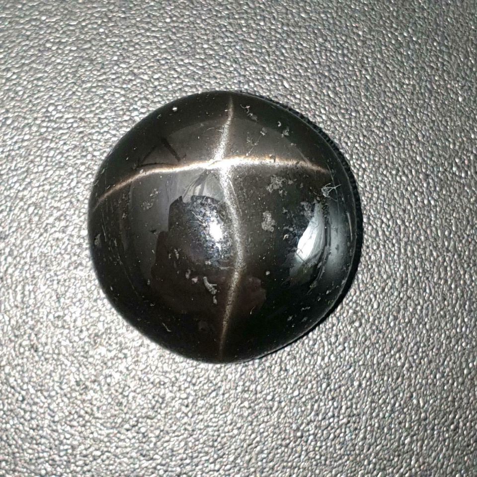 Echter Enstatit mit Stern / Katzenauge ( 17,18 Carat ) 15 mm in Recklinghausen