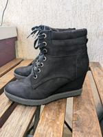 schwarze Keilstiefeletten Thüringen - Jena Vorschau