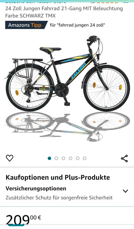 Talson Jugend-Fahrrad 24 Zoll in Marl