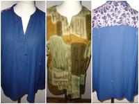 Janina blaue Stickerei Langarm Bluse 48+ Ricestrawgold XXL Shirts Bayern - Neumarkt i.d.OPf. Vorschau