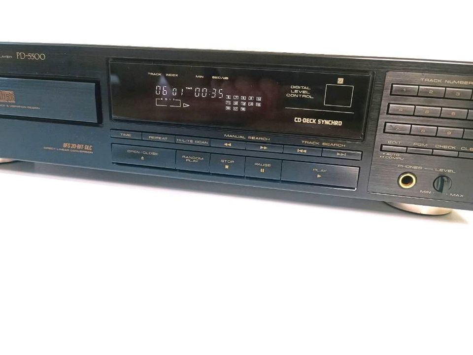 Vintage Pioneer CD Player PD-5500 mit Fernbedienung in Lippstadt