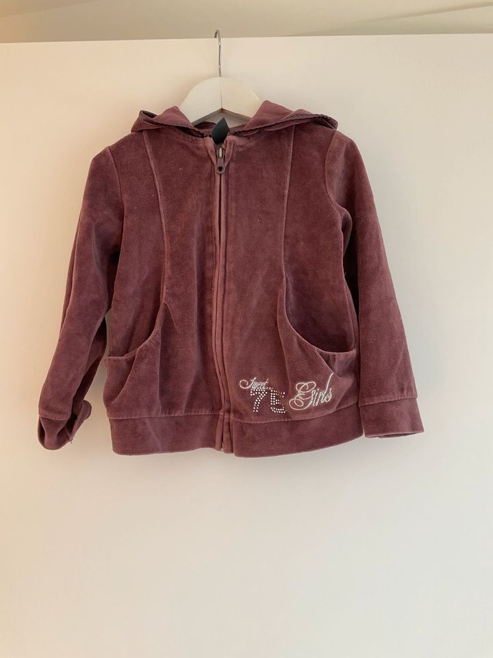 Zara Samt Weste Hoodie Pullover Jacke Gr.104 3-4 Jahre in Gaggenau