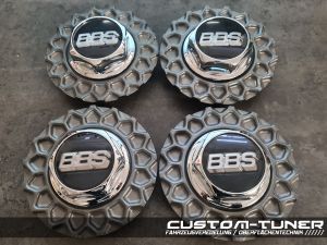 BBS RS FELGENDECKEL Emblem 09.24.036 schwarz / chrom 70.6 mm RF GT