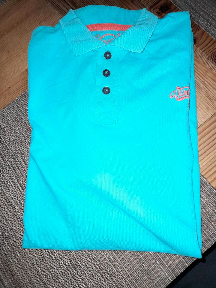 Jungen Poloshirt 182 C+A türkis in Eriskirch