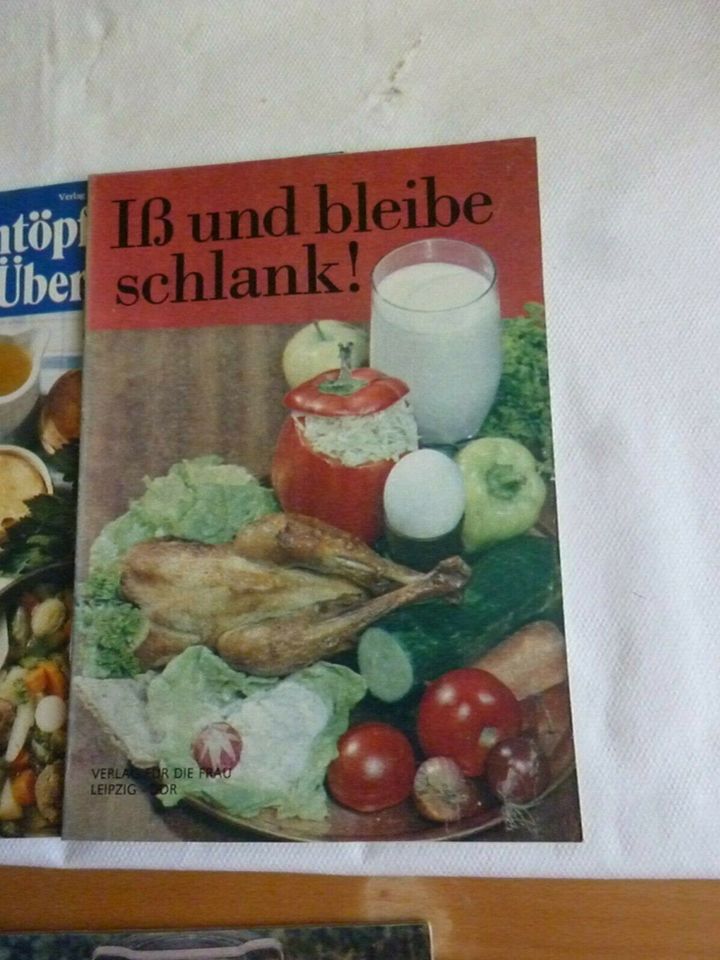 9 DDR- Back- Koch- Gemüse- Rezept- Hefte Verlag für die Frau in Halle