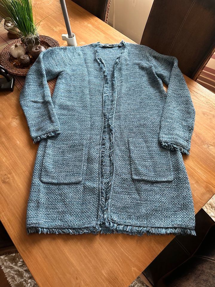 Esprit Long Cardigan XL Blau wie NEU Strickjacke Weste in Hochheim am Main