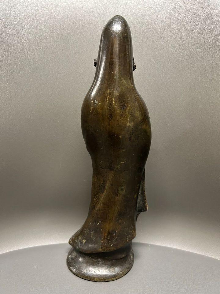 Alte GUANYIN Avalokiteshvara Buddha Bronze Tibet China 30cm in Karlsfeld