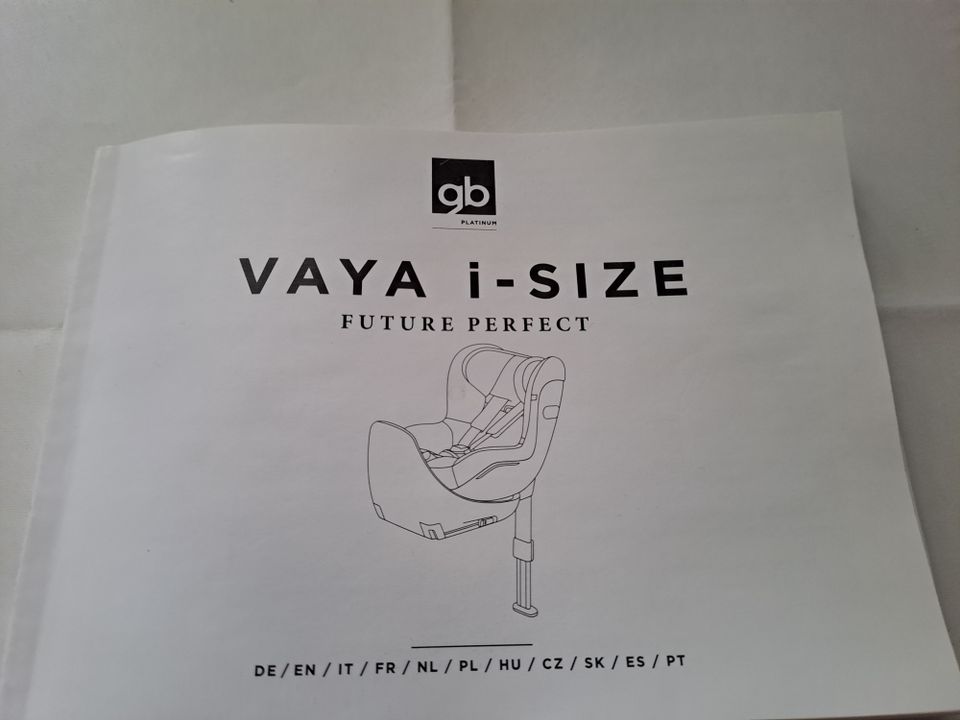 gb Kindersitz Vaya i-Size Future Perfekt Gr 45-105 cm , bis 18 kg in Oer-Erkenschwick