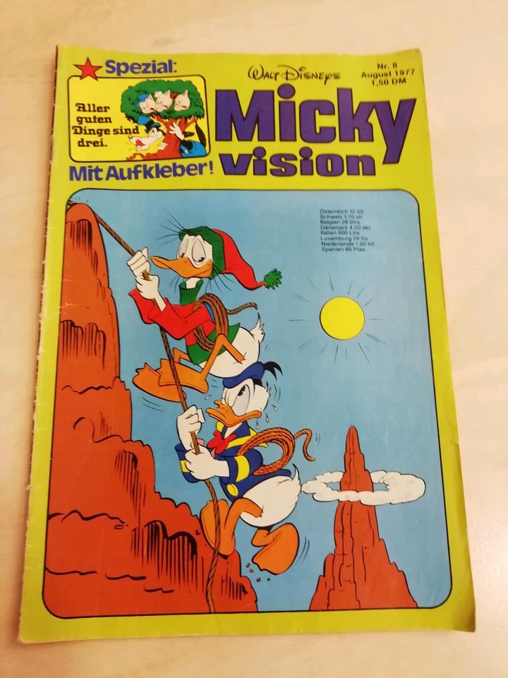 Fund Comics Donald Duck Sonderheft Micky Vision Poster Tom&Jerry in Rödersheim-Gronau