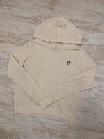 Strickpullover mit Herzaufdruck und Kapuze Sachsen - Langenbernsdorf Vorschau