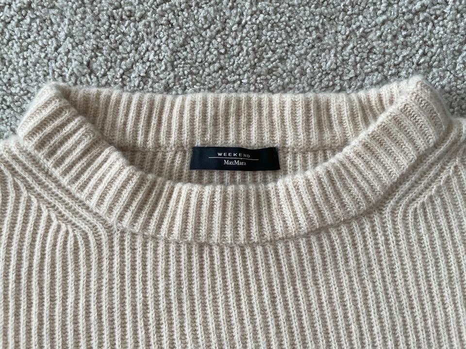 WEEKEND MaxMara 100% Kaschmir NP319,-€ Pullover beige L XL 40 42 in Augsburg