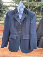 Turnier Jacket Jacke dunkelblau + Bluse + Plastron Größe 38 blau Niedersachsen - Barßel Vorschau