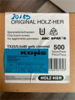 Holz-Her Spanplattenschrauben TX25/5,0x80 magaziniert Nordrhein-Westfalen - Reichshof Vorschau