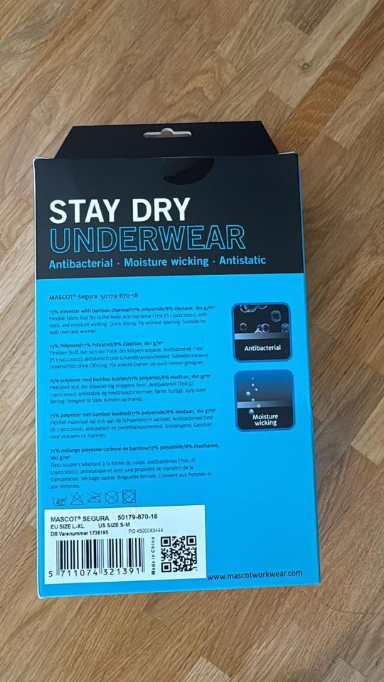 Underwear /Unterwäsche Stay Dry L-XL  NEU OVP in Stuttgart