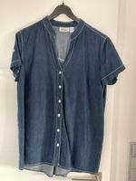 Jeansbluse Jeanshemd Henley Kurzarm Bluse Hemd Größe 40 Bayern - Taufkirchen Vils Vorschau