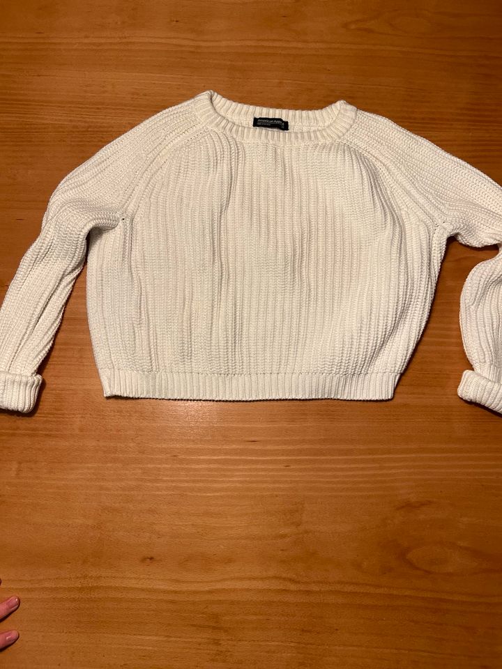 Croped Pullover weiß für Damen Größe XS in Stuttgart