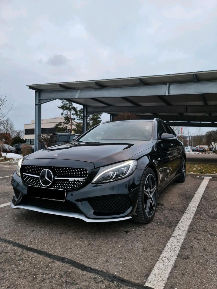 Mercedes Benz C43AMG 9 G 4matic pano burmester head up 360° in Bad Saulgau