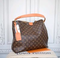 Louis Vuitton Graceful MM Monogram Beige Canvas Leder M43704 Kr. Altötting - Tyrlaching Vorschau