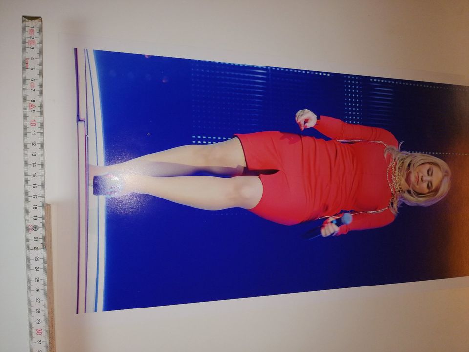 Beatrice Egli XL Foto Hochglanz Poster 55x30 cm. Konzert Bild in Hameln