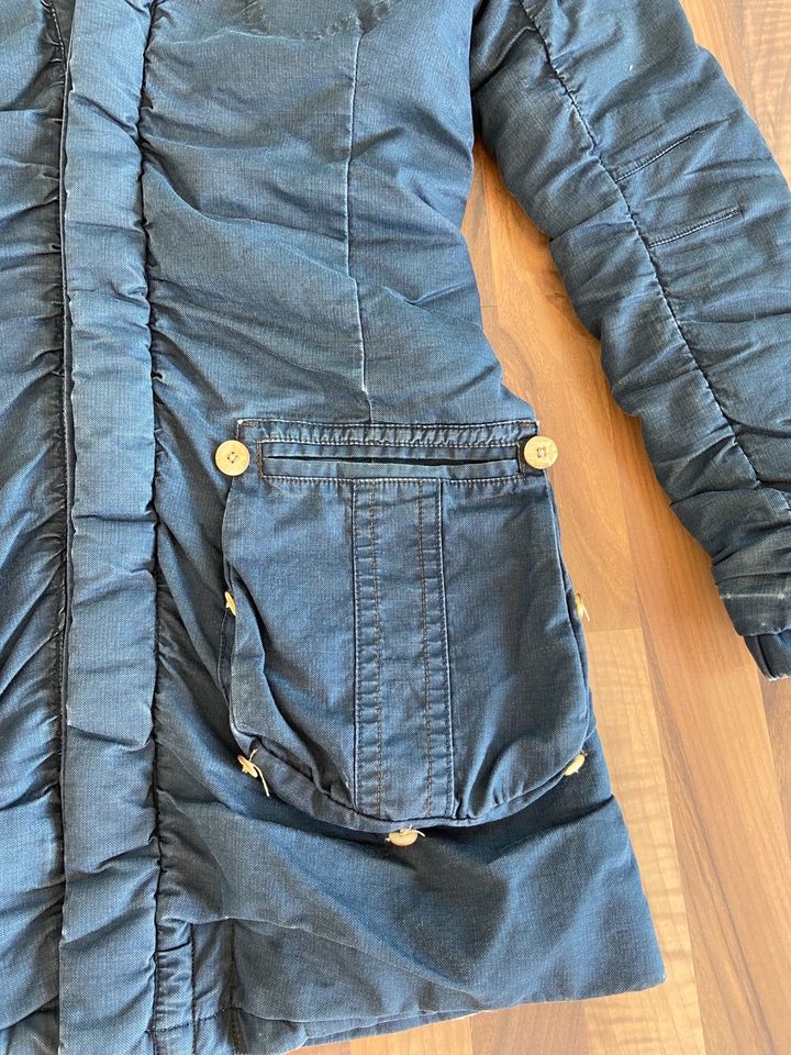 Kuhjo Winterjacke / Parka GR. L blau in Wirges  