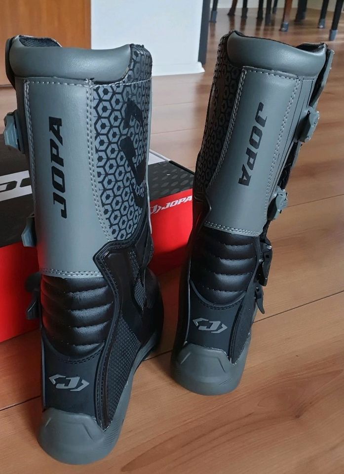 Crossstiefel Jopa Größe 38 mit Karton Motocrossstiefel Kinder Dam in Marbach am Neckar