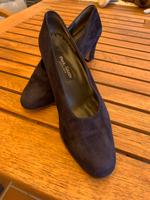 Paul Green Pumps Gr 6/ 39 dunkelblau Nubuk/ Velours neuwertig Bayern - Eching (Kr Freising) Vorschau
