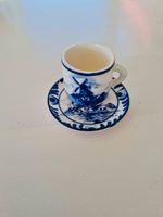 Miniatur Delfts Blau Delft Blue, handbemalt, Tasse und Untertasse Bayern - Heroldsbach Vorschau