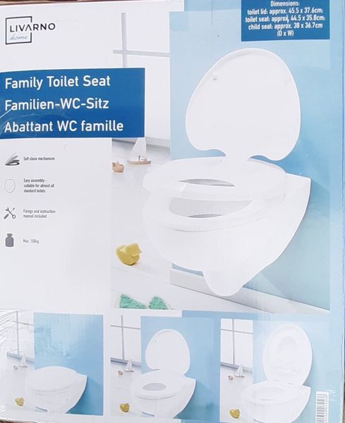LIVARNO home WC-Sitz mit integriertem Kindersitz Absenkautomatik in Sachsen  - Bad Gottleuba-Berggießhübel | Badezimmer Ausstattung und Möbel | eBay  Kleinanzeigen ist jetzt Kleinanzeigen