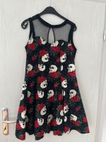 Tolles Totenkopfkleid im Rockabilly Style Bayern - Friedberg Vorschau