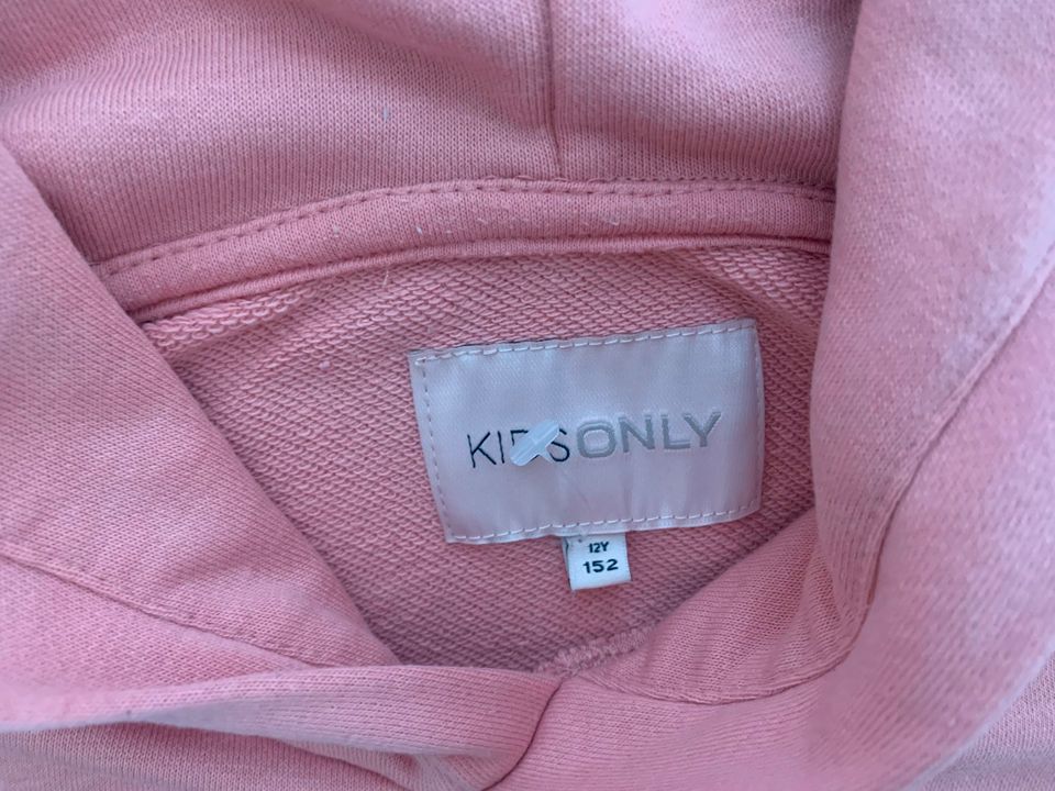 Only Kids Pulli Hoody Kapuzen Sweatshirt Gr.152 rose`N e U in Rottweil