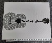 Leinwand mit Druck, Foo Fighters Lyrics Best of You, 25,5 x 20 cm Nordrhein-Westfalen - Unna Vorschau