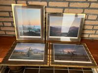 Vier gerahmte Kunstdrucke Drucke von Caspar David Friedrich Niedersachsen - Buxtehude Vorschau