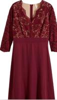 Chiffonkleid# Abiball#Abendkleid#Midikleid#ahornrot Nordrhein-Westfalen - Zülpich Vorschau