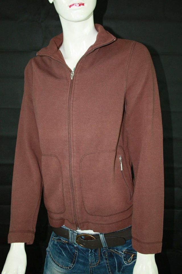 Jacke  Sweat jacken  braun    Gr. S 36/38 in Oberaurach