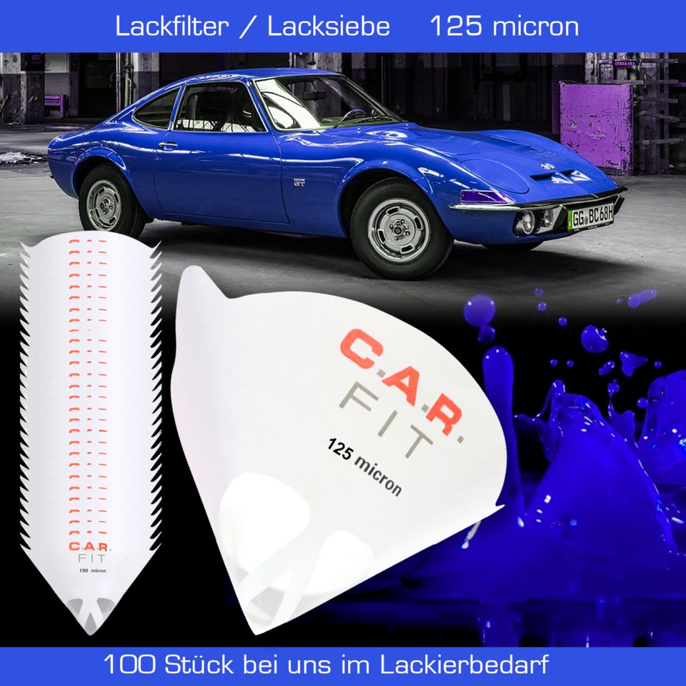 Lacksiebe, Farbsiebe Lackfilter, 125 μm oder 190 μm, 100 Stück in Bitterfeld