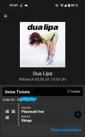 Dua Lipa Konzert 2 Tickets Berlin Bremen - Hemelingen Vorschau