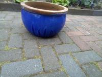 Blumen Kübel Blau Winterfest Durchmesser ca.50 cm Niedersachsen - Ovelgönne Vorschau