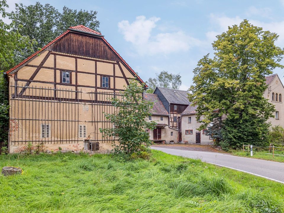 NEUER PREIS!! EFH auf ehemaligem Mühlengrundstück: Ideal für Handwerker zur Selbstverwirklichung in Frohburg