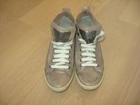 Tamaris Sneakers high Chucks Leder Schuhe taupe beige Gr. 40 Bayern - Untermeitingen Vorschau