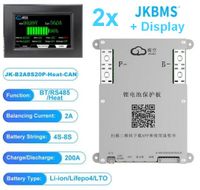 2x JK BMS JK-B2A8S20P-H-C 4-8S 200A 2A Head !Neu! & LCD Display Häfen - Bremerhaven Vorschau