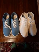 2 Paar Schnürschuhe blau und hellbeige Saarland - Blieskastel Vorschau