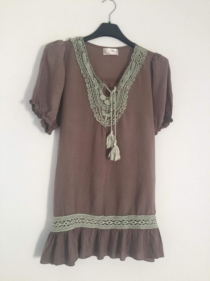 36 34 Kleid boho vintage Stickerei Hippie Retro Blogger Sommer be in Leverkusen