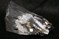 Mineralien, Edelsteine: Pyrit Würfel in Bündner Schiefer Baden-Württemberg - Wangen im Allgäu Vorschau