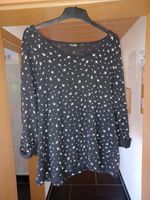 Shirt XL Langarm zum Krempeln 55x62cm schwarz mit weißen Vögeln Nordrhein-Westfalen - Kamen Vorschau