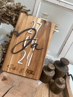 Geschenk zur Hochzeit | Brett personalisiert | Hochzeitsgeschenk Osterhofen - Altenmarkt Vorschau