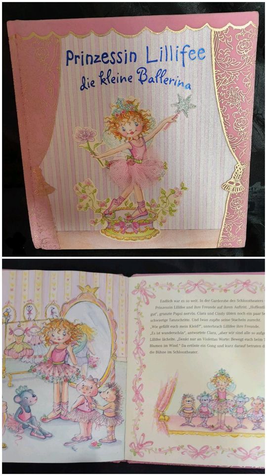 Prinzessin rosa pink Lampe Wecker Uhr Flip-Flop Luftmatratze Buch in Schloß Holte-Stukenbrock