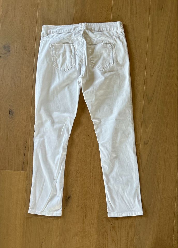 TOP!!! Coole STREET ONE Stretch Jeans weiß Gr 36 S W28 7/8 Länge in Minden