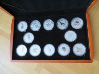Münzen Lunar 1 Serie 12 x1 Oz Silber, Lunar I, Komplett-Set Baden-Württemberg - Villingen-Schwenningen Vorschau
