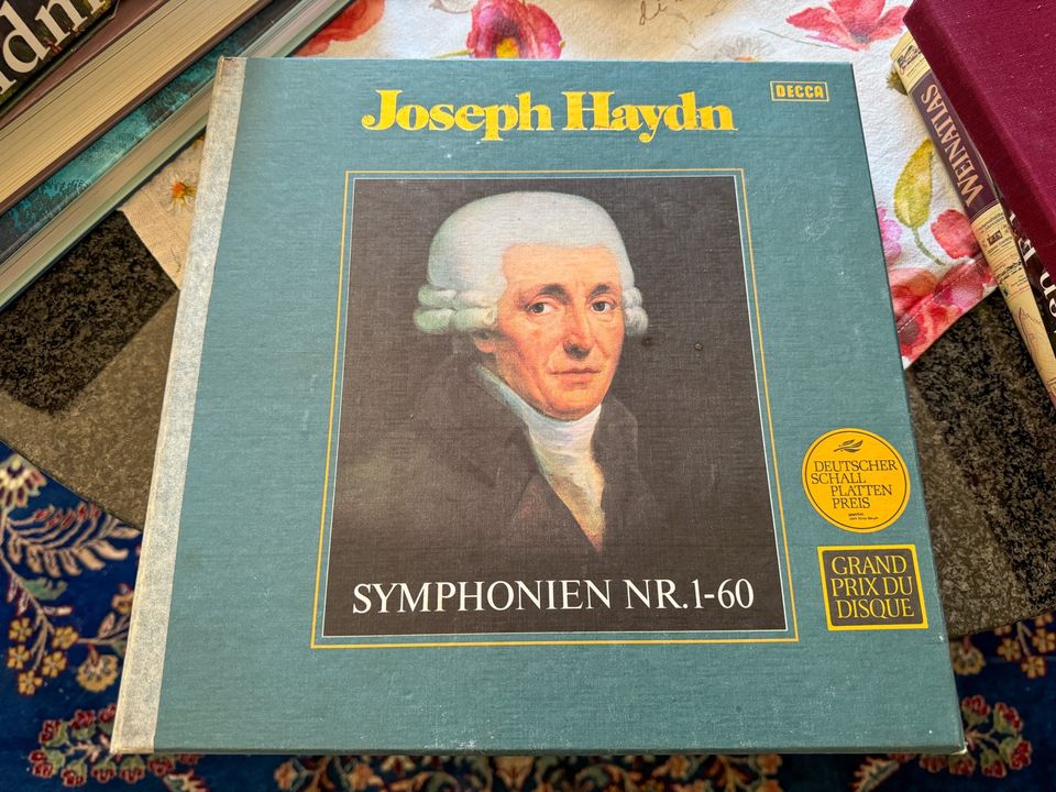 24 LP-Box: Joseph Haydn, Symphonien 1-60, DECCA 1971; Ausgez. in Telgte