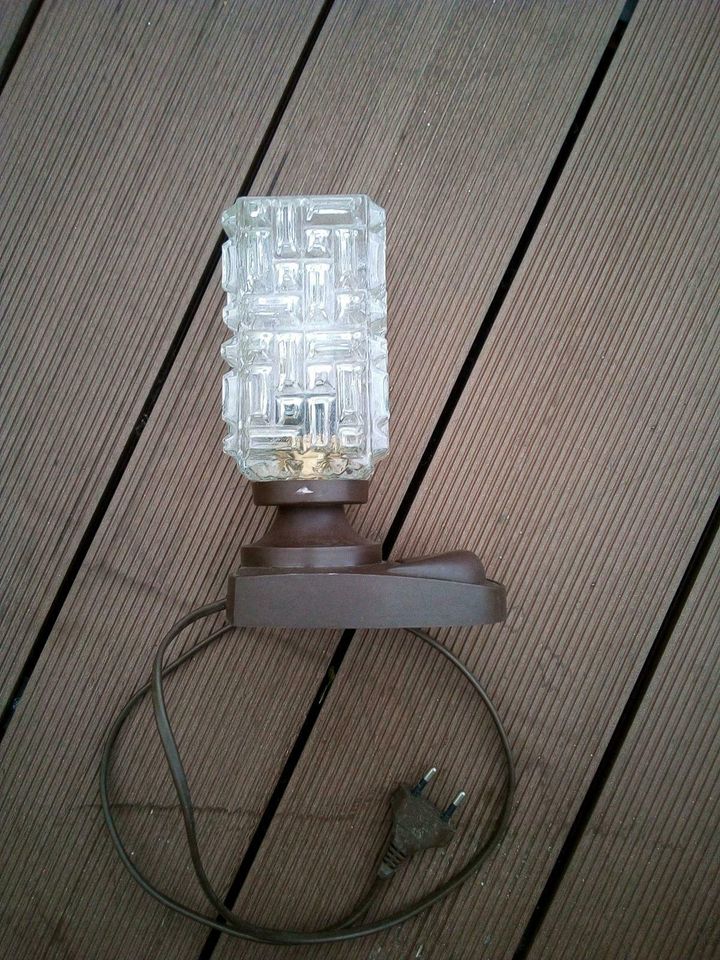 Vintage Nachttischlampe ca. 19,5 cm hoch in Kröv
